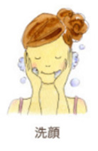 洗顔